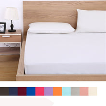 Load image into Gallery viewer, Solid Fitted Sheet Mattress Cover